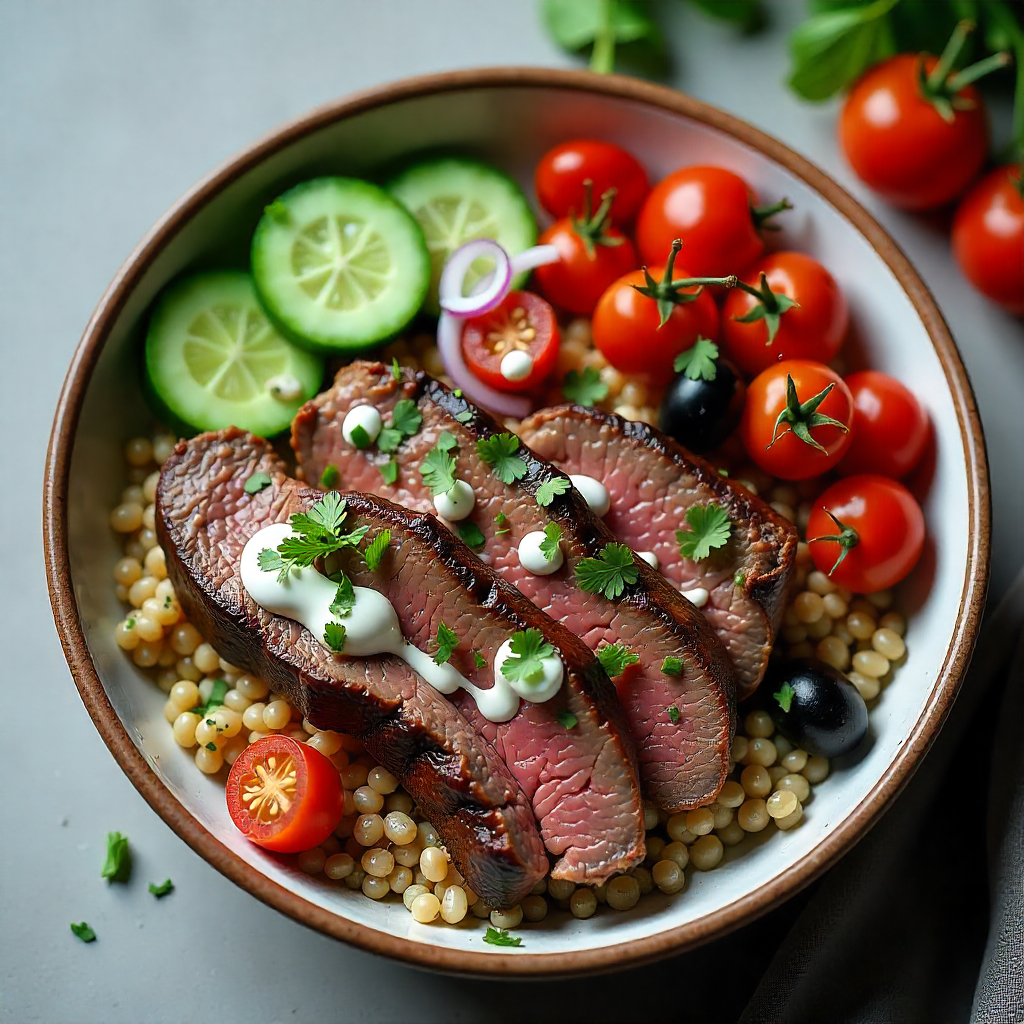 Mediterranean Steak Bowl 3